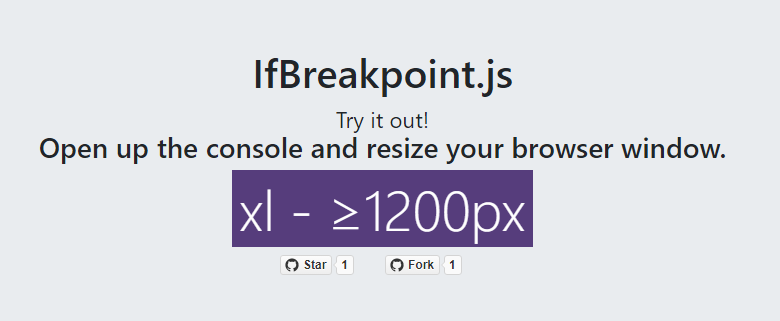 jQuery IfBreakpoint